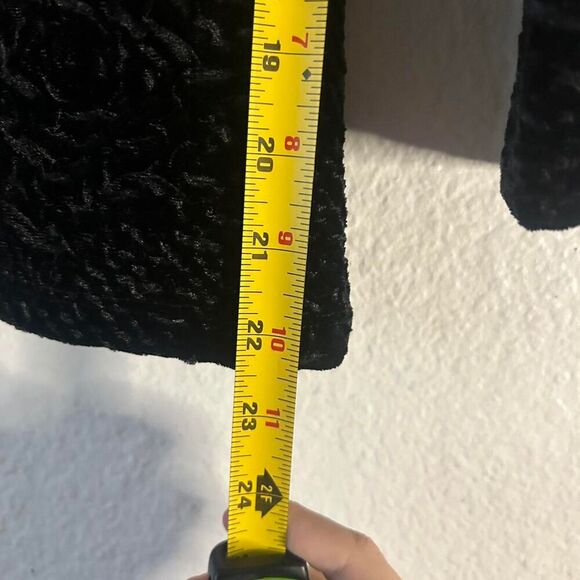 Revolve Hanky Panky Women's Black Blouse Medium Velvet Whimsigoth 90s - Picture 3 of 7